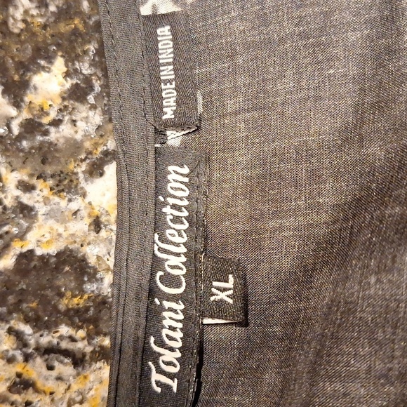 D womens Tolani Collection floral 3/4 sleeve regular size top XL - Picture 3 of 4